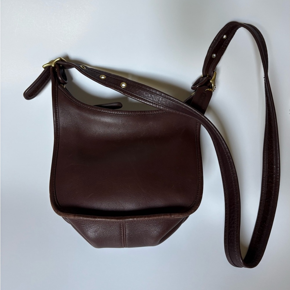 Brown Leather Crossbody Bag